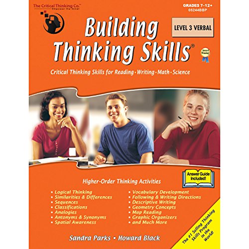 The Critical Thinking Building Thinking Skills Level 3 Verbal School Workbook