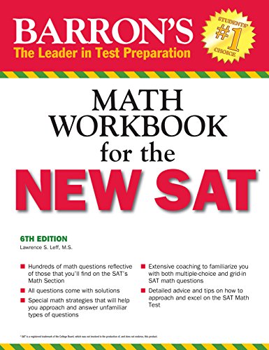 Barron's Math Workbook for the NEW SAT. 6th Edition (Barron's Sat Math Workbook)