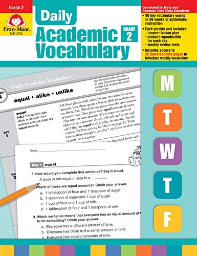Evan-Moor Daily Academic Vocabulary. Grade 2