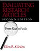 Evaluating Research Articles From Start to Finish