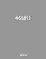Notebook for Cornell Notes. 120 Numbered Pages. #SIMPLE. Grey Cover: For Taking Cornell Notes. Personal Index. 8.5"x11". Hashtag Series. G