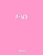 Notebook for Cornell Notes. 120 Numbered Pages. #FAITH. Pink Cover: For Taking Cornell Notes. Personal Index. 8.5"x11". Hashtag Series. Ge