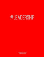Notebook for Cornell Notes. 120 Numbered Pages. #LEADERSHIP. Red Cover: For Taking Cornell Notes. Personal Index. 8.5"x11". Hashtag Series