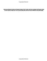 Kaplan Nursing School Entrance Exam Study Guide: Kaplan Nursing Entrance Exam Study Guide & Practice Test Questions [Includes Detailed Answer Ex
