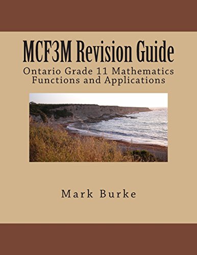 MCR3U Revision Guide: Ontario Grade 11 Academic Functions