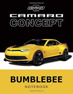 Chevrolet Camaro Concept Bumblebee Notebook: American Muscle Cars / Camaro Journal / Diary / Notebook. Lined Composition Notebook.(8.5 x 11 inches)