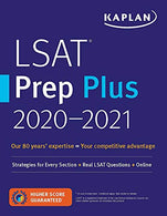 LSAT Prep Plus  2020-2021: Strategies for Every Section + Real LSAT Questions + Online (Kaplan Test Prep)