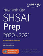 New York City SHSAT Prep 2020 & 2021: 3 Practice Tests (Kaplan Test Prep NY)