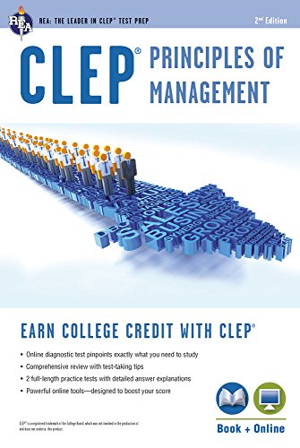 CLEP® Principles of Management Book + Online (CLEP Test Preparation)