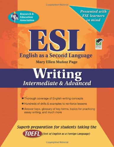 ESL Intermediate/Advanced Writing (English as a Second Language Series)