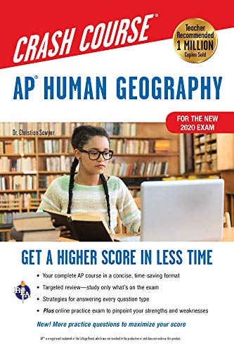 AP® Human Geography Crash Course. For the New 2020 Exam. Book + Online (Advanced Placement (AP) Crash Course)