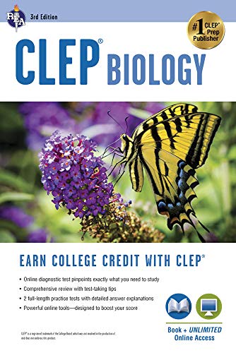 CLEP® Biology Book + Online (CLEP Test Preparation)
