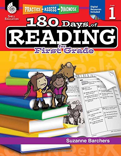 180 Days of Reading: Grade 1 - Daily Reading Workbook for Classroom and Home. Sight Word Comprehension and Phonics Practice. School Level Activities