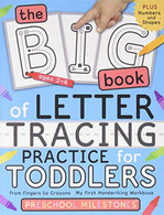 The Big Book of Letter Tracing Practice for Toddlers: From Fingers to Crayons - My First Handwriting Workbook: Essential Preschool Skills for Ages 2
