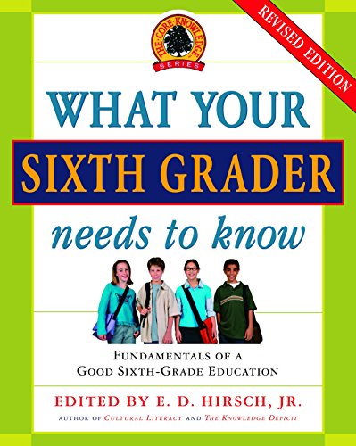 What Your Sixth Grader Needs to Know: Fundamentals of a Good Sixth-Grade Education. Revised Edition (The Core Knowledge Series)