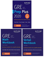 GRE Complete 2020: 3-Book Set: 6 Practice Tests + Proven Strategies + Online (Kaplan Test Prep)