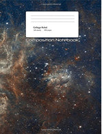 Space Nebula Composition Notebook: This composition notebook has 200 pages (100 sheets) of college-ruled paper. and has a flexible glossy paperback