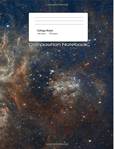 Space Nebula Composition Notebook: This composition notebook has 200 pages (100 sheets) of college-ruled paper. and has a flexible glossy paperback