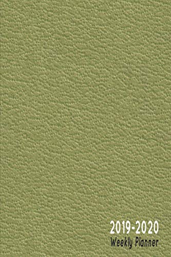 2019-2020 Weekly Planner: Plain & Simple Calendar Notebook – Textured Green (Essential Planners – Basic Designs)