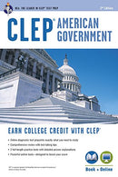 CLEP® American Government Book + Online (CLEP Test Preparation)