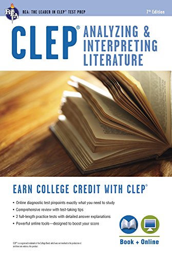 CLEP® Analyzing & Interpreting Literature Book + Online (CLEP Test Preparation)