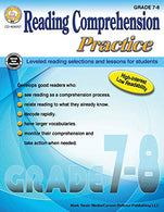 Carson-Dellosa Reading Comprehension Practice Resource Book. Grades 7-8