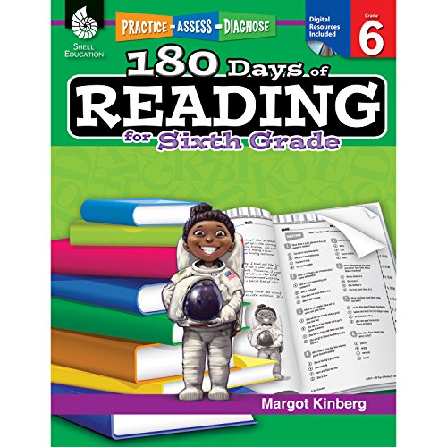 180 Days of Reading: Grade 6 - Daily Reading Workbook for Classroom and Home. Reading Comprehension and Phonics Practice. School Level Activities ..