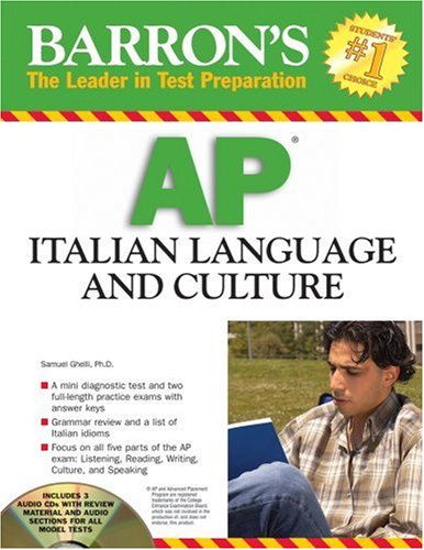 Barron's AP Italian Language and Culture: with Audio CDs (Barron's The leader in Test Preparation)