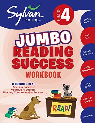 4th Grade Jumbo Reading Success Workbook: Activities. Exercises. and Tips to Help Catch Up. Keep Up. and Get Ahead (Sylvan Language Arts Jumbo Workb