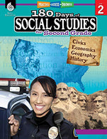 180 Days of Social Studies: Grade 2 - Daily Social Studies Workbook for Classroom and Home. Cool and Fun Civics Practice. Elementary School Level ..