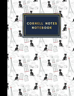 Cornell Notes Notebook: Cornell Note Pads. Cornell Notebook Paper. Note Taking Notebook Paper. Cute Paris & Music Cover. 8.5" x 11". 2