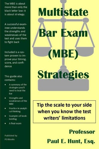 Multistate Bar Exam (MBE) Strategies