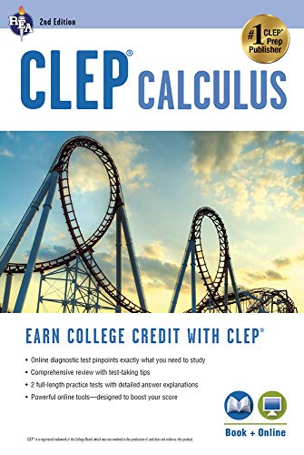 CLEP® Calculus Book + Online (CLEP Test Preparation)