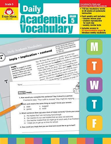 Evan-Moor Daily Academic Vocabulary. Grade 5