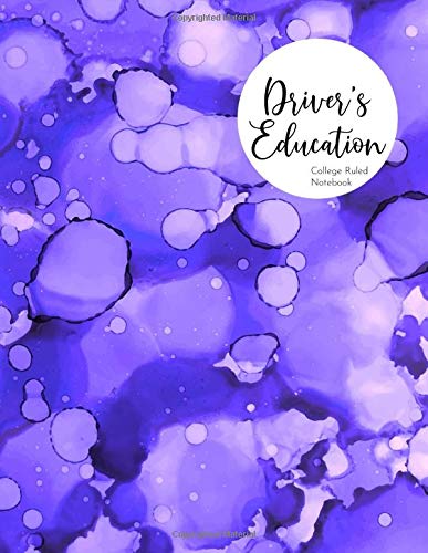 Driver's Education: College Ruled Notebook