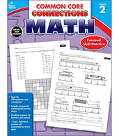 Carson-Dellosa Common Core Connections Math Workbook. Grade 2. Ages 7 - 8. 96 Pages