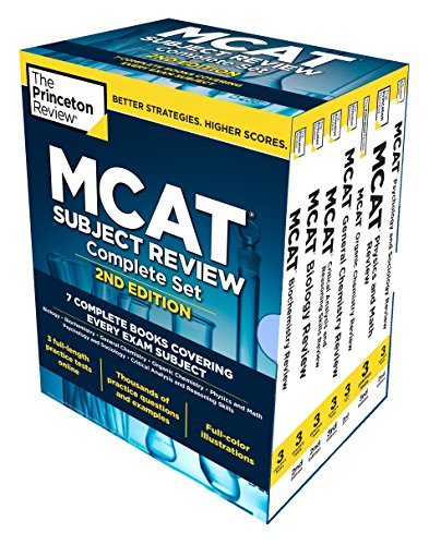 Princeton Review MCAT Subject Review Complete Box Set. 2nd Edition: 7 Complete Books + Access to 3 Full-Length Practice Tests (Graduate School Test