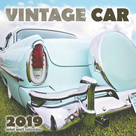 Vintage Car 2019 Mini Wall Calendar