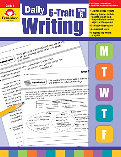 Evan-Moor Daily 6-Trait Writing. Grade 6