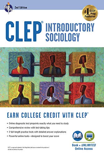 CLEP® Introductory Sociology Book + Online (CLEP Test Preparation)