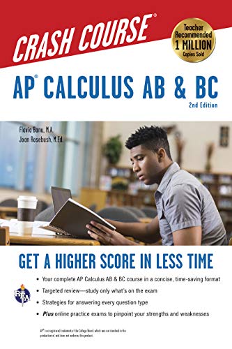 AP® Calculus AB & BC Crash Course. 2nd Ed..  Book + Online (Advanced Placement (AP) Crash Course)