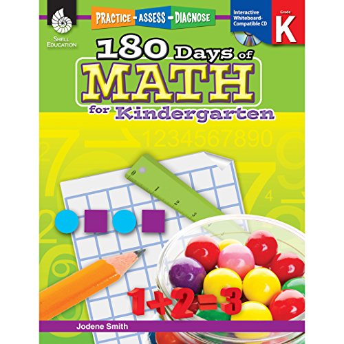 180 Days of Math: Grade K - Daily Math Practice Workbook for Classroom and Home. Cool and Fun Math. Kindergarten Elementary School Level Activities