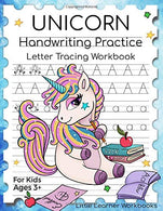 Unicorn Handwriting Practice: Letter Tracing Workbook for Kids Ages 3+ (Little Learner Workbooks)