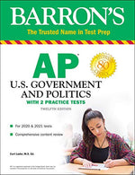AP US Government and Politics: With 2 Practice Tests (Barron's Test Prep)