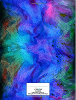 Composition Notebook College Ruled Lined Paper 250 Pages: Blue Oil Fantasy Cover Design