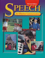 Holt Speech for Effective Communication: Student Edition 1999