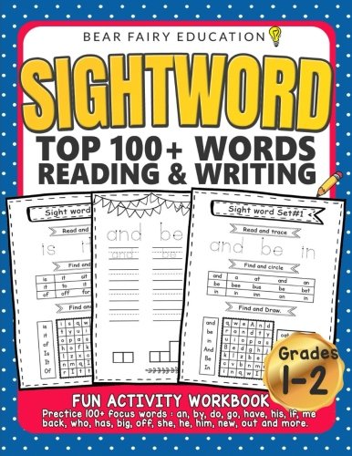 Sightword Top 100+ Words Reading & Writing. 1st 2nd Grade Activity Workbook: 1st Grade Writing Book. 1st Grade Spelling Book