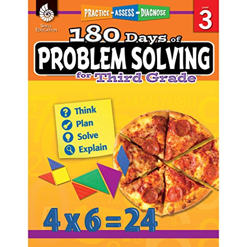 180 Days of Problem Solving for Third Grade – Build Math Fluency with this 3rd Grade Math Workbook (180 Days of Practice)