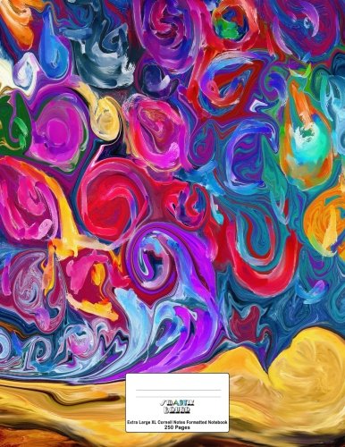 Cornell Notes XL Notebook: 8.5x11. 250 page. Extra Large Cornell Notebook: Abstract Oils Sleeper Art Design