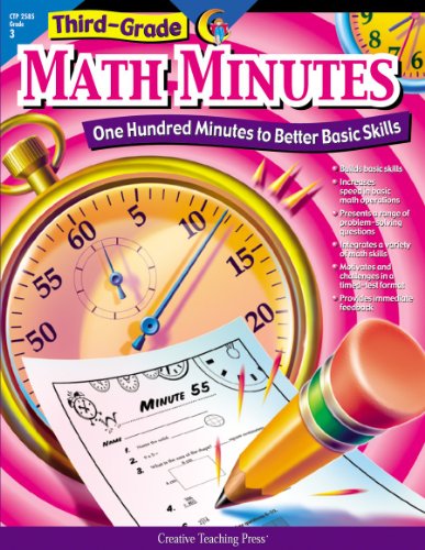 Math Minutes. 3rd Grade (CTP 2585) (One Hundred Minutes to Better Basic Skills)